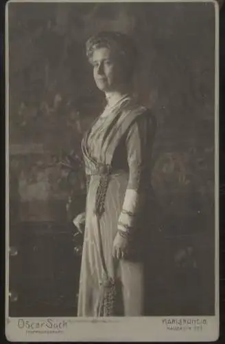 Cabinet Foto Großherzogin Hilda von Baden