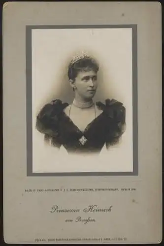Cabinet Foto Prinzessin Heinrich von Preußen