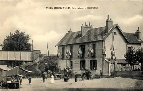 Ak Moulins, La Font-Vinée, Victor Chemelle