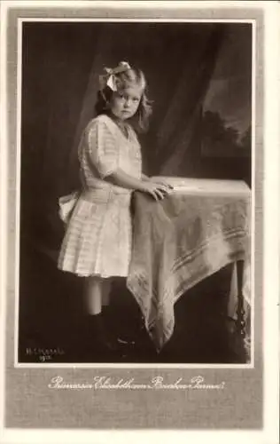 Ak Prinzessin Elisabeth von Bourbon Parma, Tochter d. Erzherzogin Maria Anna