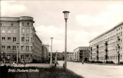 Ak Eisenhüttenstadt Stalinstadt in Brandenburg, Fritz-Heckert-Straße