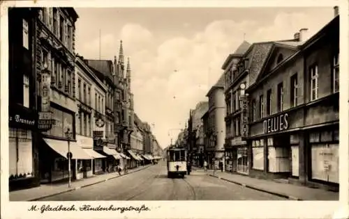 Ak Mönchengladbach am Niederrhein, Hindenburgstraße