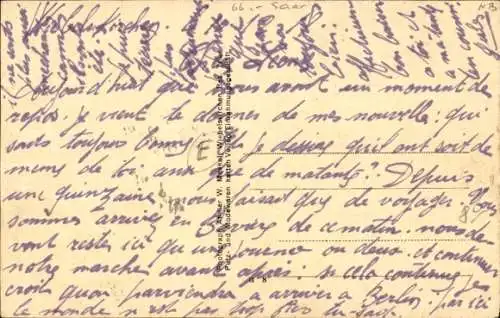 Ak Wiebelskirchen Neunkirchen im Saarland, Partie in der Kaiserstraße