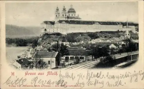 Ak Melk an der Donau Niederösterreich, Stiftskirche