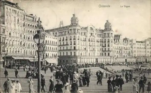 Ak Ostende Ostende Westflandern, La Digue