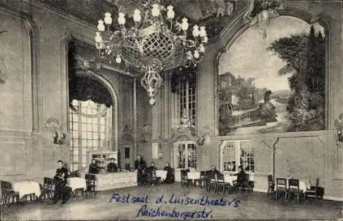 Ak Berlin Kreuzberg, Festsaal des Luisentheaters, Reichenberger Straße 34