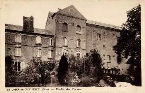 Ak Saint Omer en Chaussée Oise, Moulin des Forges
