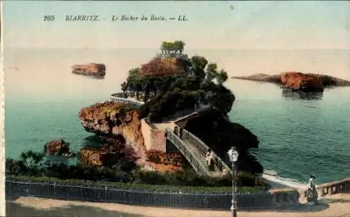 Ak Biarritz Pyrénées Atlantique, Rocher du Basla