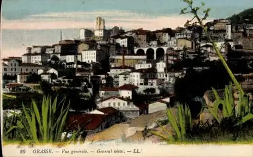 Ak Grasse Alpes Maritimes, Gesamtansicht