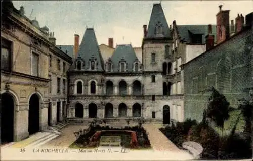 Ak La Rochelle Charente Maritime, Maison Henri II