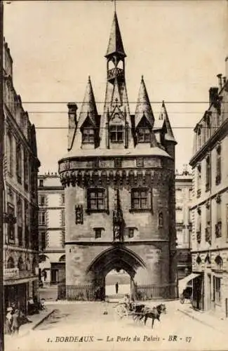 Ak Bordeaux Gironde, Porte du Palais