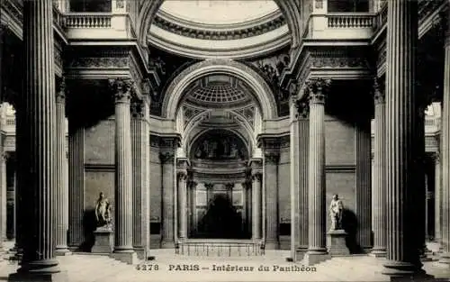Ak Paris V Panthéon, Interieur du Pantheon