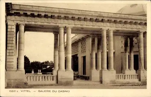 Ak Vittel Lothringen Vosges, Galerie du Casino