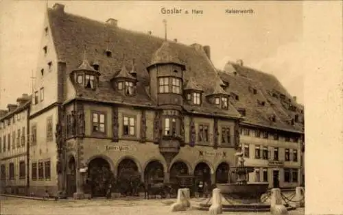 Ak Goslar am Harz, Kaiserworth