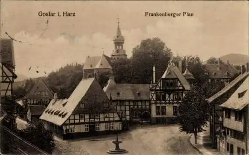 Ak Goslar am Harz, Frankenberger Plan