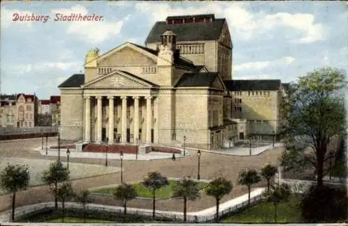 Ak Duisburg im Ruhrgebiet, Stadttheater