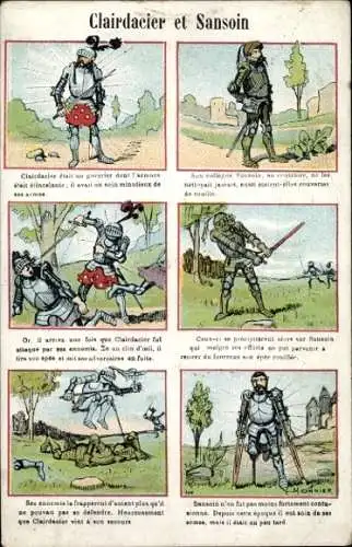 Künstler Ak Monnier, Reklame, Clairdacier et Sansoin, Grands Magasins de la Samaritaine, Paris