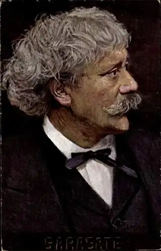 Künstler Ak Eichhorn, Komponist und Geiger Pablo de Sarasate