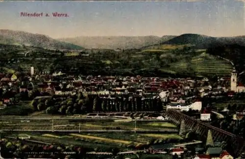 Ak Bad Sooden Allendorf an der Werra Hessen, Panorama