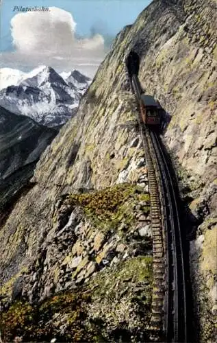 Ak Ansicht der Pilatusbahn, Eselwand, Berneralpen