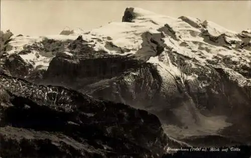 Ak Stanserhorn Halbkanton Nidwalden, Blick auf Titlis