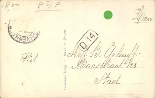 Ak Glückwunsch, Rauchendes Kind, Pfeife, Portrait