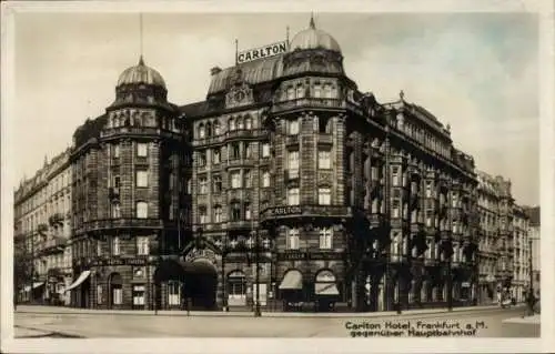 Ak Frankfurt am Main, Carlton Hotel