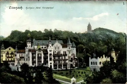 Ak Lutherstadt Eisenach in Thüringen, Kurhaus Hotel Fürstenhof