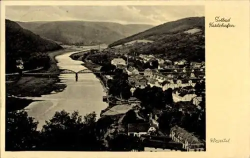 Ak Bad Karlshafen a.d. Weser, Panorama