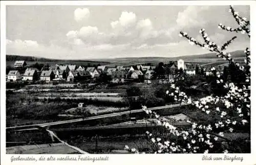 Ak Grebenstein in Nordhessen, Blick vom Burgberg