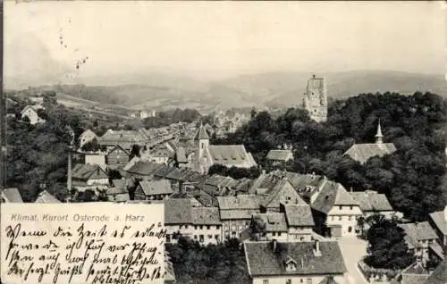 Ak Osterode am Harz, Gesamtansicht