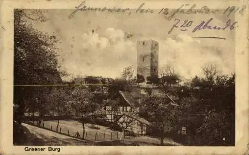 Ak Greene Einbeck in Niedersachsen, Greener Burg