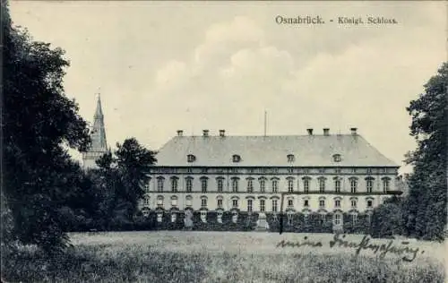 Ak Osnabrück in Niedersachsen, königliches Schloss
