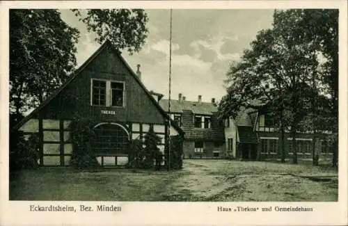 Ak Eckardtsheim Sennestadt Bielefeld in Nordrhein Westfalen, Haus Thekoa, Gemeindehaus