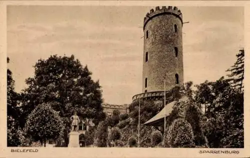 Ak Bielefeld in Nordrhein Westfalen, Sparenburg, Turm