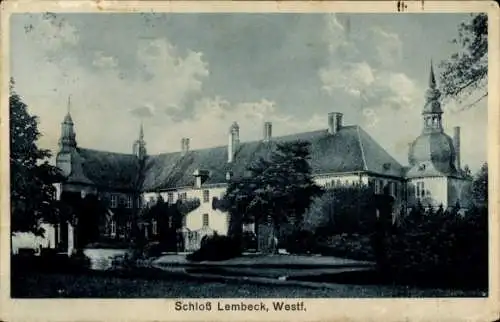 Ak Lembeck Dorsten in Westfalen, Schloss Lembeck