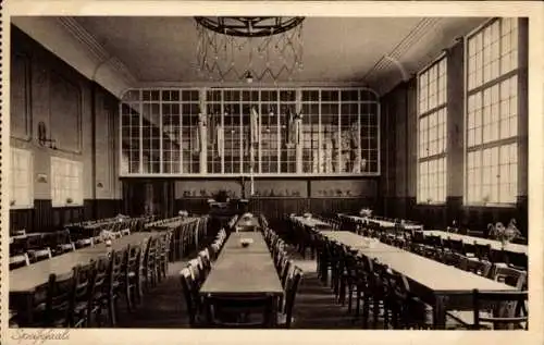 Ak Nordholz Wurster Nordseeküste, Kinder-Erholungsheim vom DRK, Speisesaal