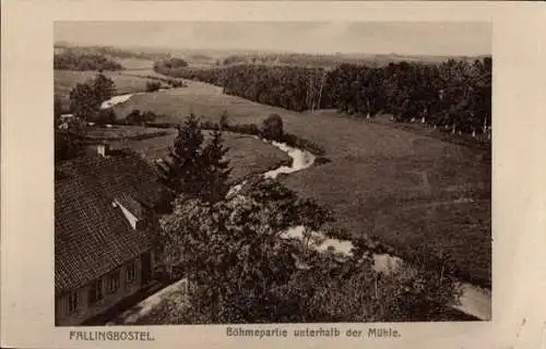 Ak Bad Fallingbostel Lüneburger Heide, unterhalb der Mühle