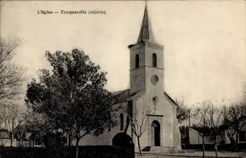 Ak Tocqueville Algerien, Kirche