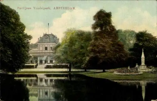 Ak Amsterdam Nordholland Niederlande, Paviljoen Vondelpark