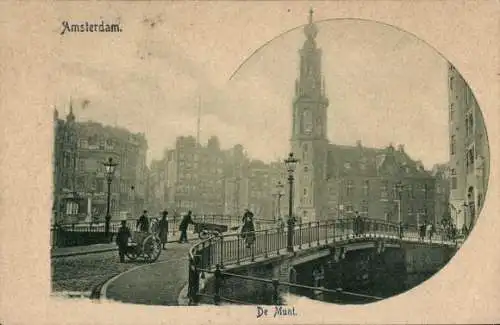 Ak Amsterdam Nordholland Niederlande, De Munt