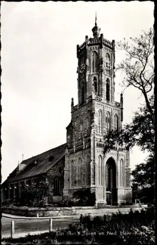 Ak Elst Overbetuwe Gelderland, Toren en Ned. Rev. Kirche