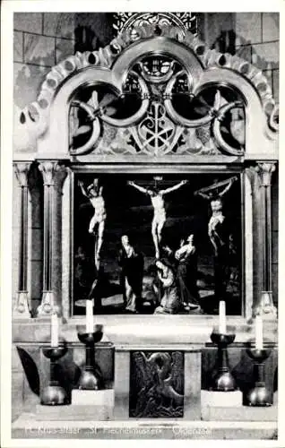 Ak Oldenzaal Overijssel, Kreuzaltar St. Plechelmus Kirche