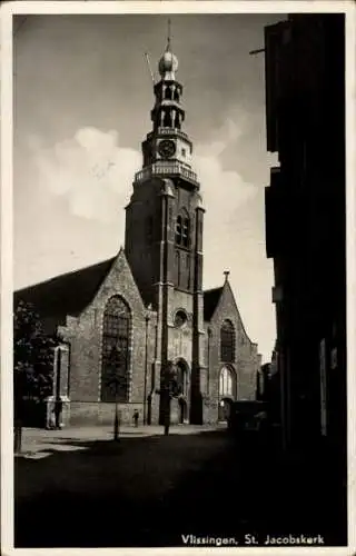 Ak Vlissingen Zeeland Niederlande, St. Jacobskerk