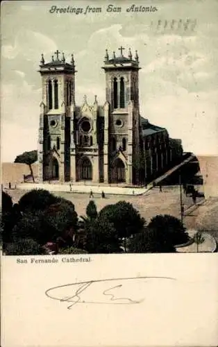 Ak San Antonio Texas Vereinigte Staaten, San Fernando Cathedral