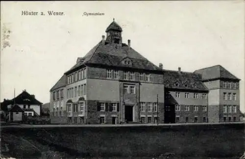 Ak Höxter an der Weser, Gymnasium
