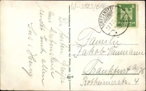 Ak Grebenstein in Nordhessen, Altes Sächsisches Bauernhaus um 1600