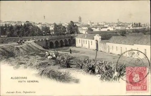 Ak Algeciras Andalusien, Gesamtansicht