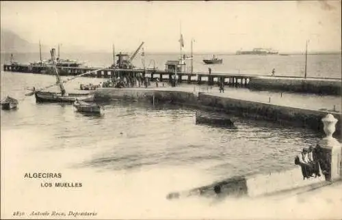 Ak Algeciras Andalusien, Los Muelles
