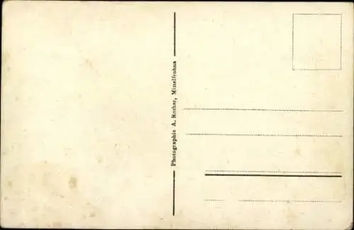 Ak Mittelfrohna Niederfrohna Sachsen, Turnerheim